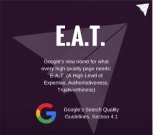 SEO Google EAT